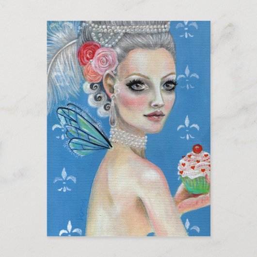 ケーキを食べ食べろ ポストカード (正面)