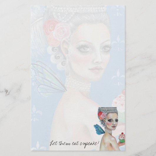 ケーキを食べ食べろ 便箋 (正面)