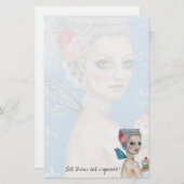 ケーキを食べ食べろ 便箋 (正面/裏面)