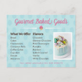 ケーキアンドカップケーキベーカリー ポストカード (裏面)