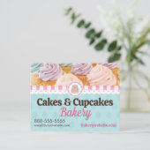 ケーキアンドカップケーキベーカリー ポストカード (スタンド正面)