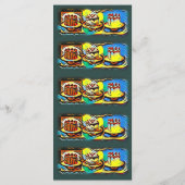 ケーキアートジャズ誕生日パーティーメニュー メニュー (裏面)