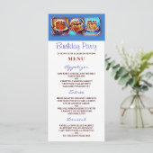 ケーキアートブルー誕生日パーティーメニュー メニュー (スタンド正面)