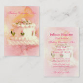 ケーキアートI 名刺 (正面/裏面)