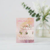 ケーキアートV 名刺 (スタンド正面)