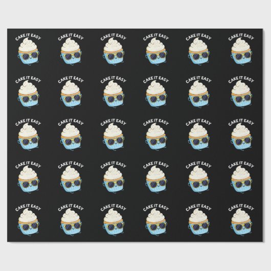 ケーキイット簡単おもしろいカップケーキプンダーク ラッピングペーパー (フラット)