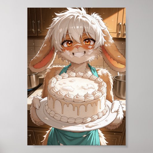 ケーキウサギ 1 ポスター (正面)