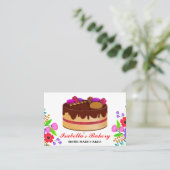 ケーキエレガントと花ベーカリーホームメイドフローラ 名刺 (スタンド正面)