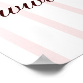 ケーキエレガントベーカリーカスタムビジネスポスター ポスター (角)