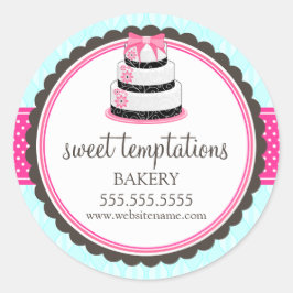 ケーキエレガントベーカリー包装 ラウンドシール