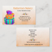 ケーキエレガントベーカリー名刺 名刺 (正面/裏面)