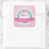 ケーキエレガントボックスのシール スクエアシール (バッグ)