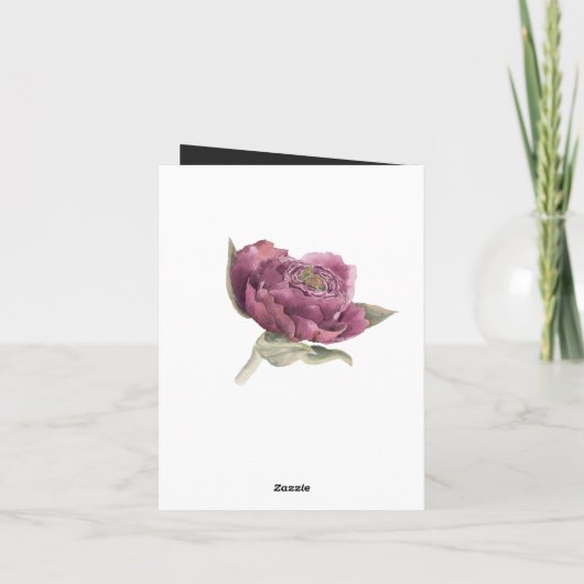 ケーキエレガント素晴らしい50歳の誕生日の折りカード ノートカード (裏面)