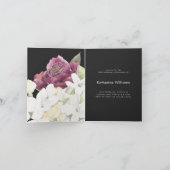 ケーキエレガント素晴らしい50歳の誕生日の折りカード ノートカード (内部)