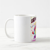 ケーキオーバーカーディオおもしろい誕生日 コーヒーマグカップ (左)