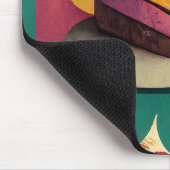 ケーキカラフルー設計の マウスパッド (コーナー)