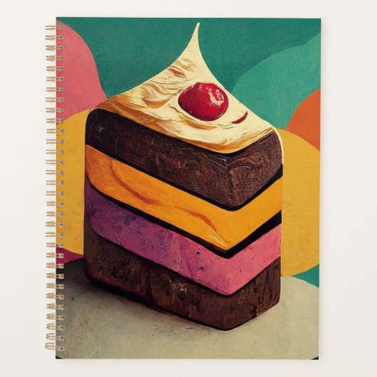 ケーキカラフルー設計標準 プランナー手帳 (正面)