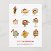 ケーキキュートベーキングイラストレーション シーズンポストカード (正面)