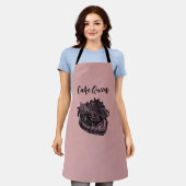 ケーキクイーンエプロン エプロン (着用した状態)