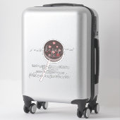 ケーキクッキーポップ・アートのロゴベーカリービジネスカーシール シール (スーツケース)