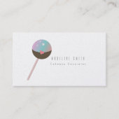 ケーキクッポップ・アートのキーベーキングケーキデコレータカラフルー 名刺 (正面)