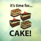 ケーキケーキベーカリー店の時間 ウィンドウサイン (シート3)