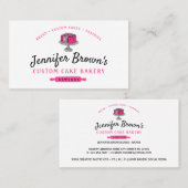 ケーキケータリングベーカリーパストリーシェフ 名刺 (正面/裏面)