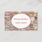 ケーキケータリングベーキング名刺 名刺 (正面)