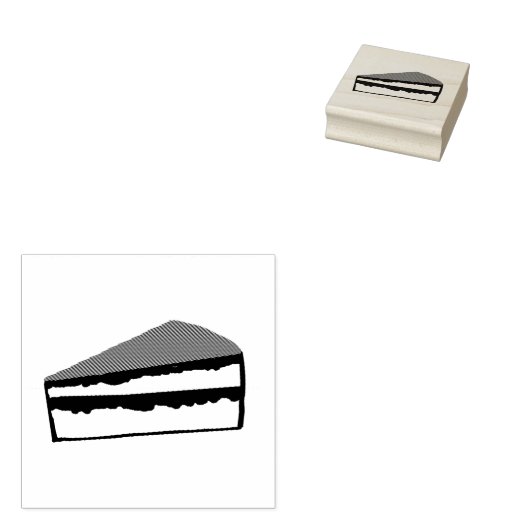 ケーキゴムシンプルスタンプの ラバースタンプ (押印)