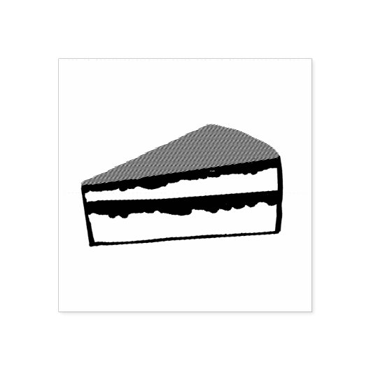 ケーキゴムシンプルスタンプの ラバースタンプ (インプリント)