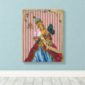 ケーキサイ食べズとスタイルのオプション – キャンバスプリント (インサイチュ (ウッドフロア))