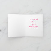 ケーキサンキューカード サンキューカード (内部)