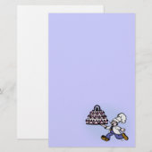 ケーキシェフ 便箋 (正面/裏面)