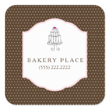 ケーキショップシール