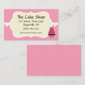 ケーキショップベイカーベーカリー名刺 名刺 (正面/裏面)