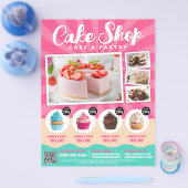 ケーキショップ/ベーカリー/お菓子 – (テンプレート) チラシ (シングル)