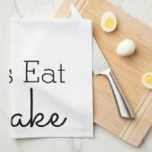 ケーキスク食べリプト キッチンタオル (四つ折り)