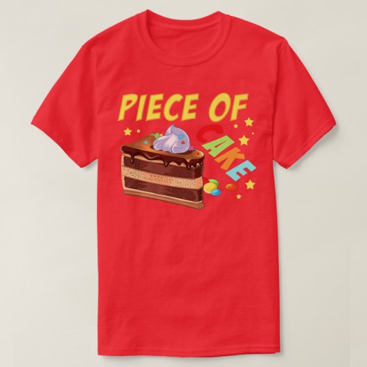 ケーキスナックベーキングケーキ Tシャツ (デザイン正面)
