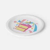 ケーキスライス ペーパープレート (アングル)