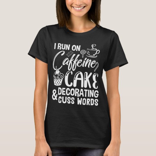 ケーキデコレータケーキデコレータ Tシャツ (正面)