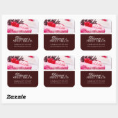 ケーキデザイナーボックスシール スクエアシール (シート)