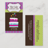 ケーキデザイナー名刺 名刺 (正面/裏面)