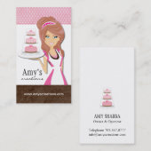 ケーキデザイナー名刺 名刺 (正面/裏面)