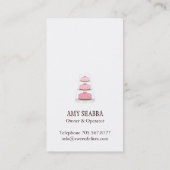 ケーキデザイナー名刺 名刺 (裏面)