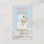 ケーキデザイ図解入りの、写真付きのナーの結婚イベントプランナー 名刺 (正面)