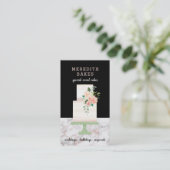 ケーキデザイ図解入りの、写真付きのナーの結婚イベントプランナー 名刺 (スタンド正面)