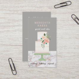 ケーキデザイ図解入りの、写真付きのナーの結婚イベントプランナー 名刺