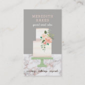 ケーキデザイ図解入りの、写真付きのナーの結婚イベントプランナー 名刺 (正面)