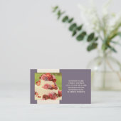 ケーキデザイ結婚ナーまたは名刺 名刺 (スタンド正面)