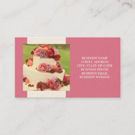 ケーキデザイ結婚ナーまたは名刺 名刺